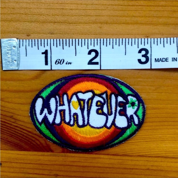 Whatever Groovy Hippie Patch - Picture 3 of 3